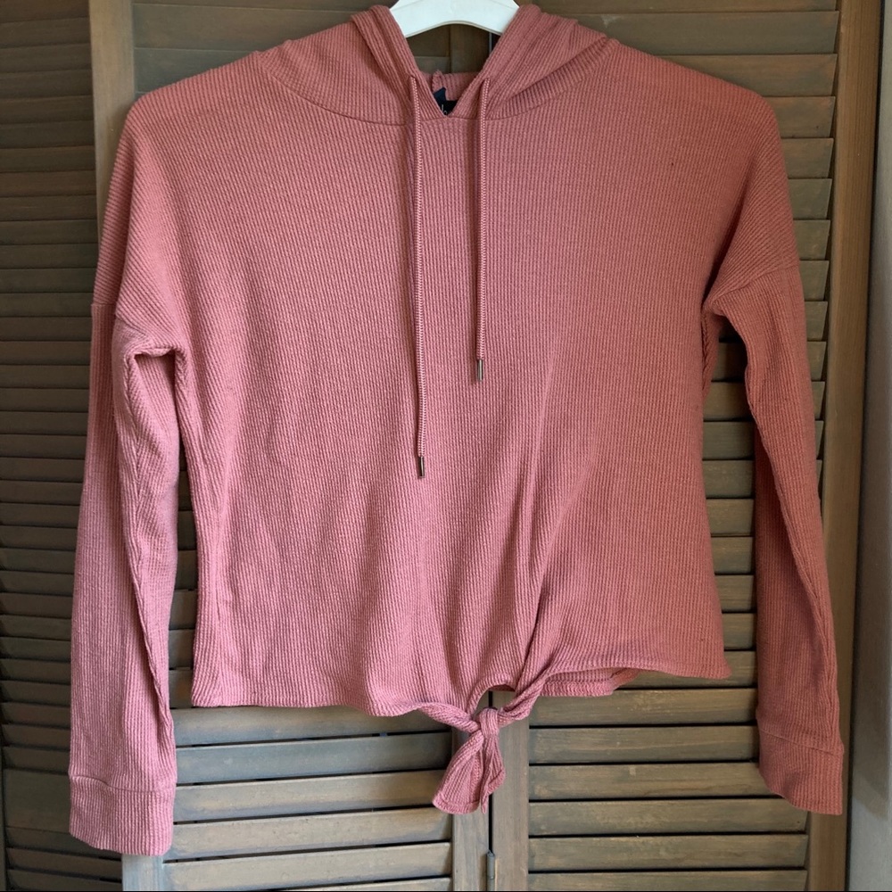 👚Derek heart peachy cute hoodie top